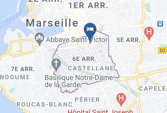 Bouches Du Rhone - Pretty Hotel Maps