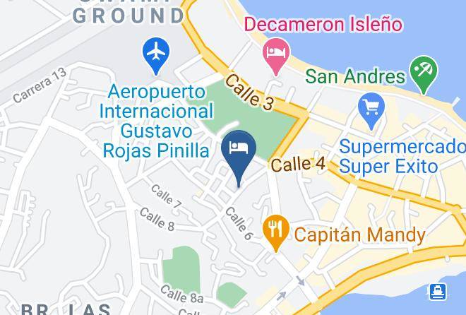 San Andres - Pretty View Posada Maps