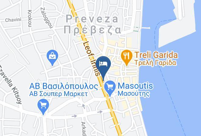 Preveza - Preveza City Comfort Hotel Maps