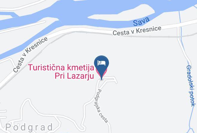 Ljubljana - Turisticna Kmetija Pri Lazarju Maps