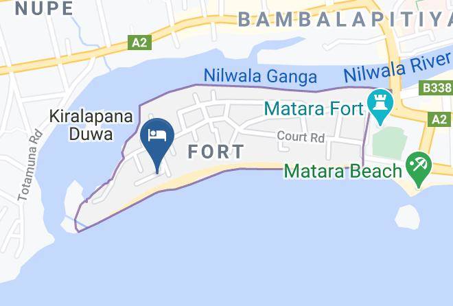 Galle - Pria Vista Hotel Matara Maps
