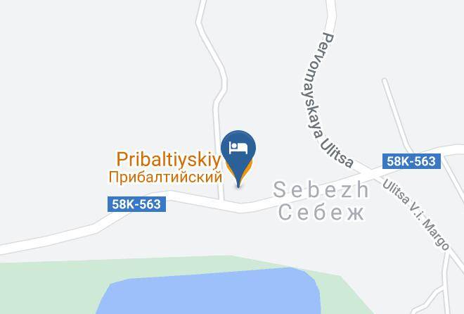 Sebezhsky District - Pribaltiysky Hotel Maps