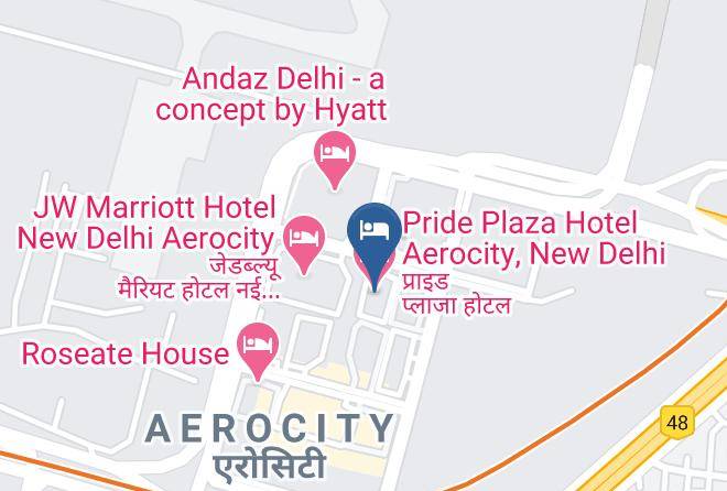 New Delhi - Pride Plaza Hotel Aerocity New Delhi Maps