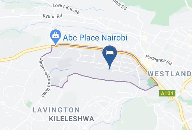 Nairobi - Prideinn Lantana Suites Maps