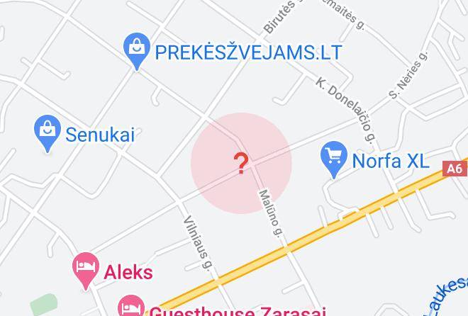 Zarasai District Municipality - Prie Azuolo Maps