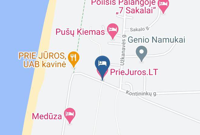 Palanga - Priejuros Lt Maps