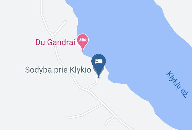 Prie Klykio Manor Map