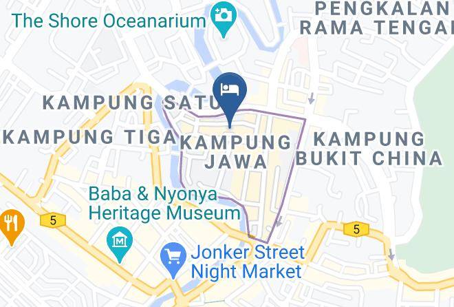 Prima Hotel Melaka Map