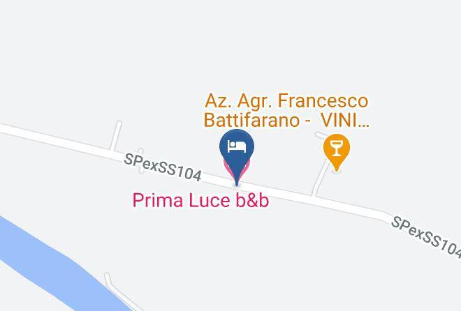 Matera - Prima Luce B&b Maps
