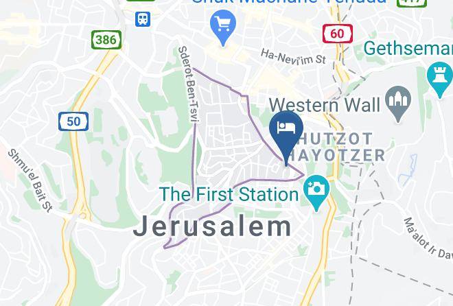 Jerusalem - Prima Royale Hotel Maps