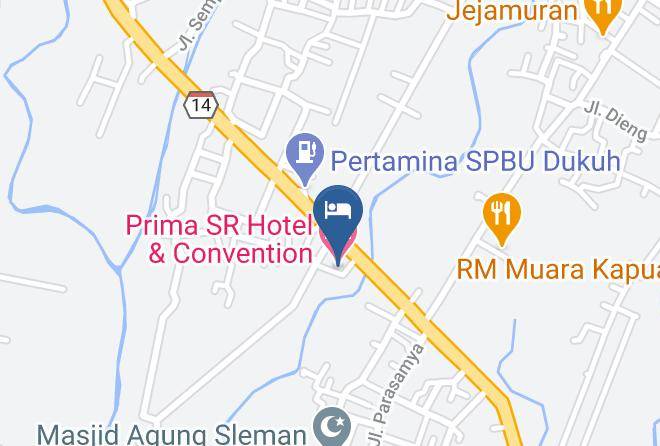 Sleman - Prima Sr Hotel & Convention Maps