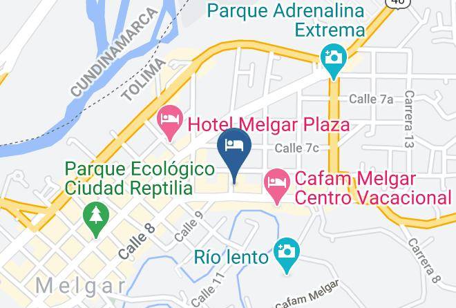 Melgar - Primavera Plaza Hotel Maps