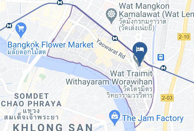 Samphanthawong District - Prime Hotel Central Station Bangkok Maps