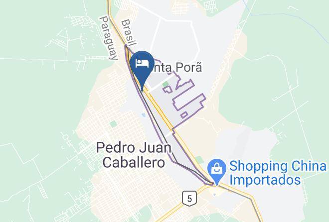 Ponta Pora - Prime Hotel Ponta Pora Maps
