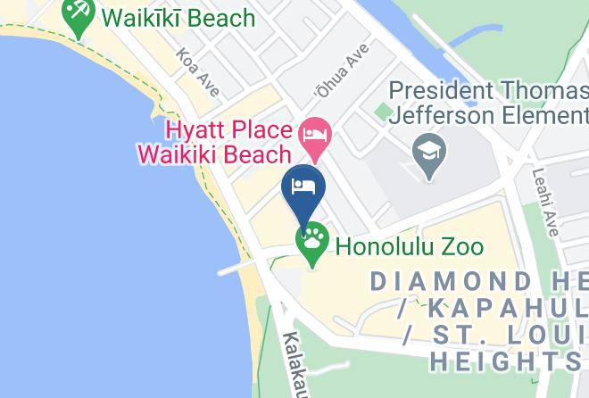 Honolulu - Prime Location & Great View Maps