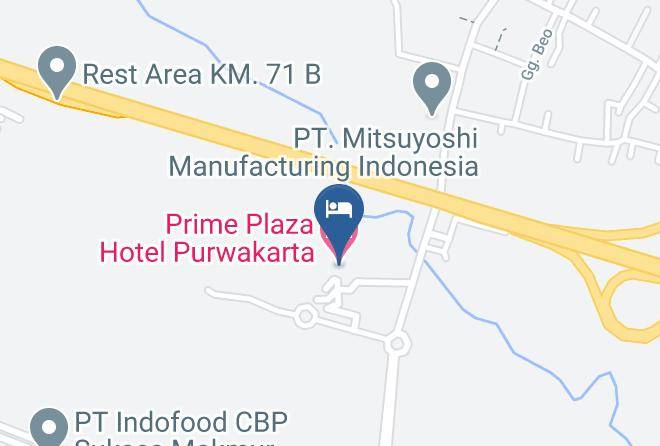Prime Plaza Hotel Purwakarta Map