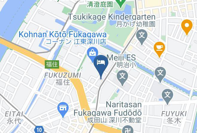 Koto Ward - Prime Suites Tokyo Maps