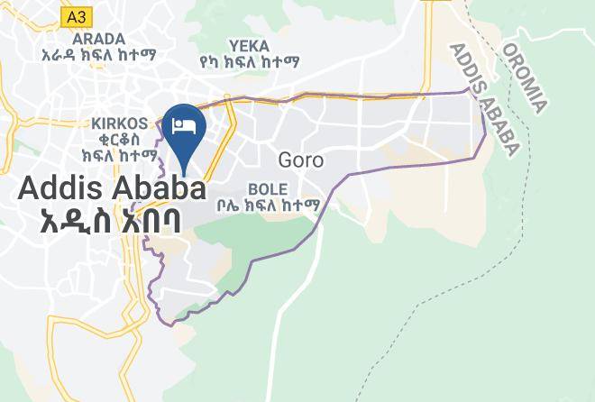 Addis Ababa - Prime Time Hotel Maps