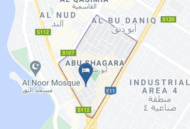 Sharjah City - HOTEL Prime Tower Maps