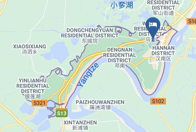Wuhan - Primus Hotel Wuhan Hannan Maps