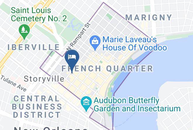 Orleans Par - Prince Conti Hotel Maps