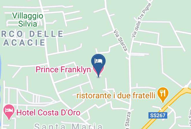 Prince Franklyn Hotel Map