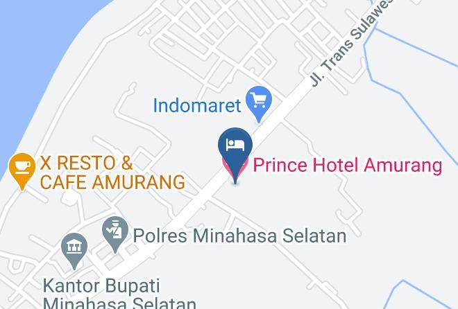 South Minahasa Regency - Prince Hotel Amurang Maps
