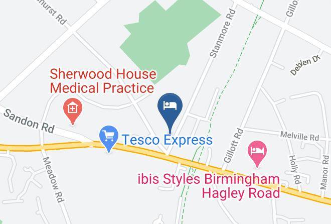 Birmingham - Prince Hotel Birmingham Maps