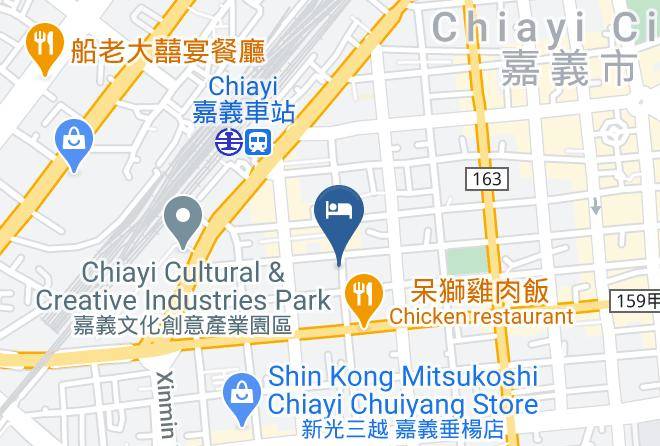 Chiayi City - Prince Hotel Maps
