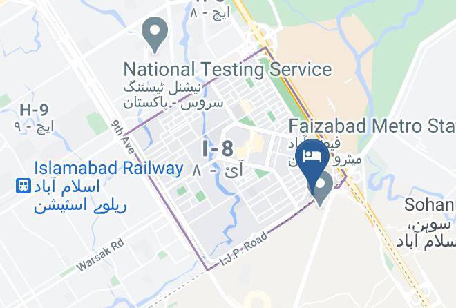 Islamabad - Prince Hotel Maps