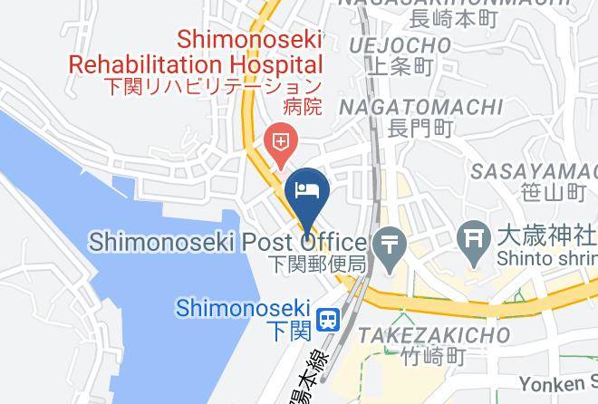 Shimonoseki City - Prince Hotel Shimonoseki Maps