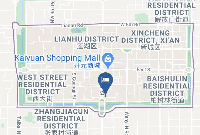 Xi An - Prince Hotel Maps
