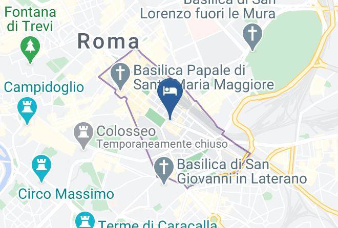 Rome - Albergo Prince Inn Maps