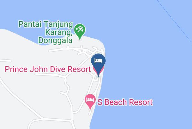 Donggala Regency - Prince John Dive Resort Maps