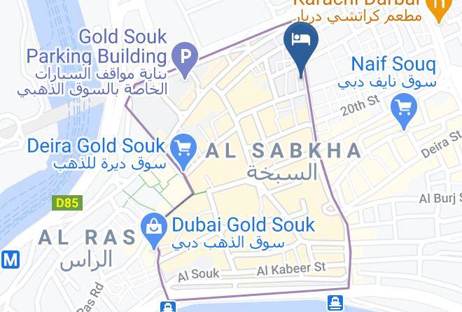 Dubai - Prince Of Stars Hotel Maps