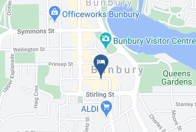 Bunbury - Prince Of Wales Hotel Maps