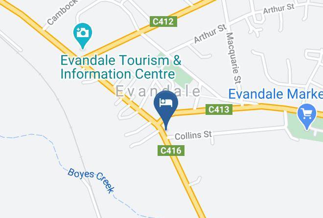 Northern Midlands - Prince Of Wales Hotel Maps
