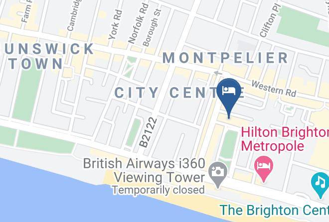 Brighton And Hove - Prince Regent Hotel Maps
