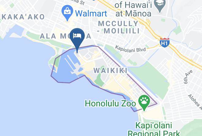 Honolulu - Prince Waikiki Honolulu Luxury Hotel Maps