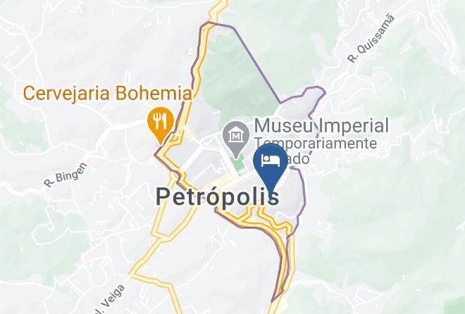Petropolis - Princesa Isabel Pousada E Hotel Visconde Maps