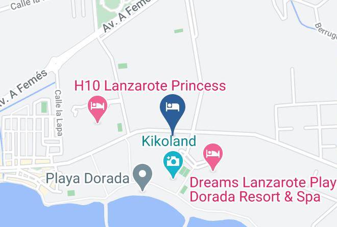 Las Palmas - Princesa Yaiza Suite Hotel Maps