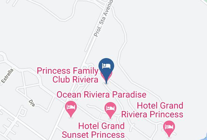 Solidaridad - Princess Family Club Riviera Maps