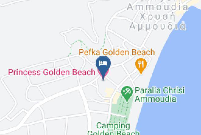 Thasos - Princess Golden Beach Hotel Maps