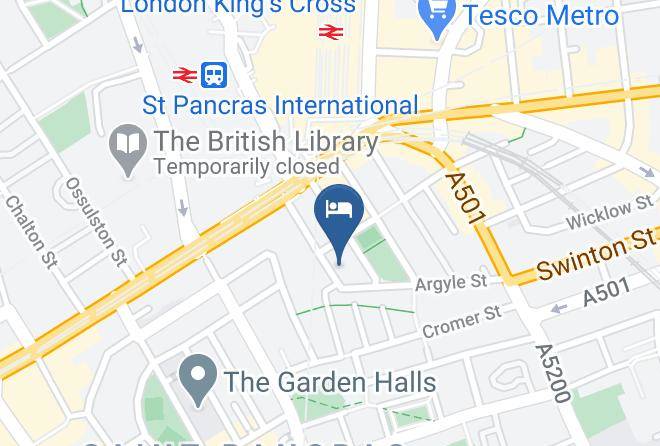 London - Princess Hotel Maps