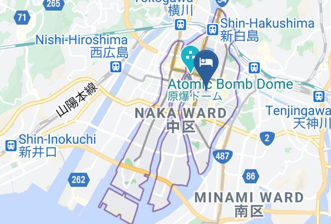 Hiroshima City Naka Ward - Princess Hotel Maps