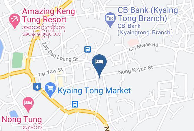 Kyaingtung - Princess Hotel Maps