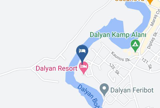 Ortaca - Princess Of Caunos Hotel Maps