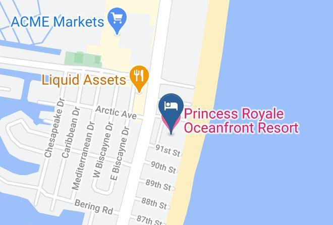 Worcester - Princess Royale Oceanfront Resort Maps