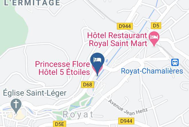Puy De Dome - Princesse Flore Hotel Maps