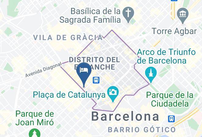 Principal Barcelona Playa Map